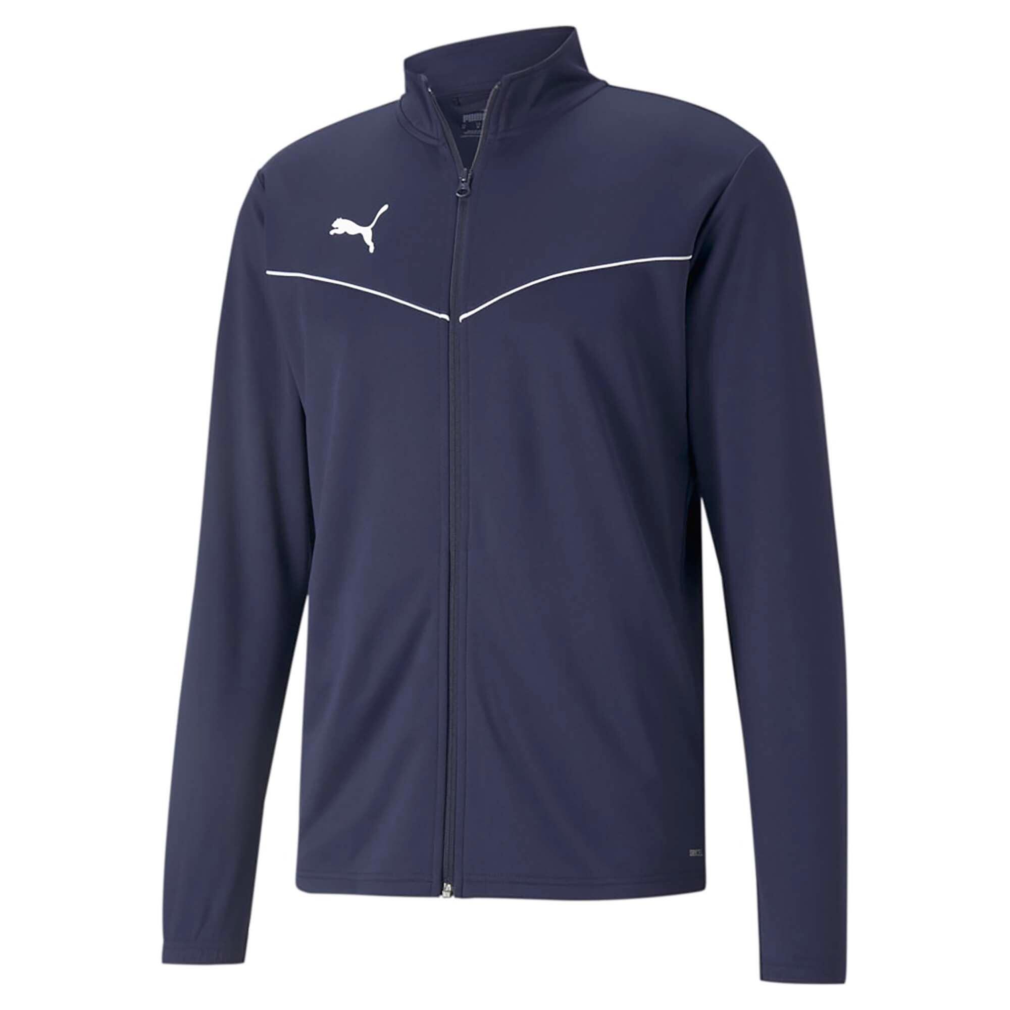 PUMA Puma Teamrise Training Poly Jacket Blue Sweatshirt Adult
