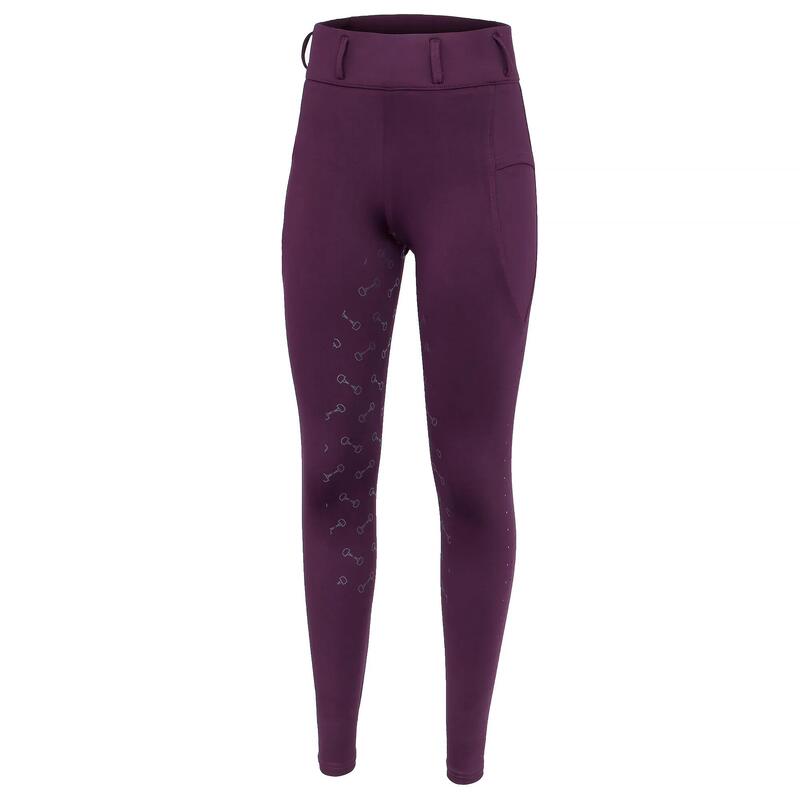 Legginsy jeździeckie damskie EQUESTRIAN QUEEN Salford 25SS z pełnym lejem