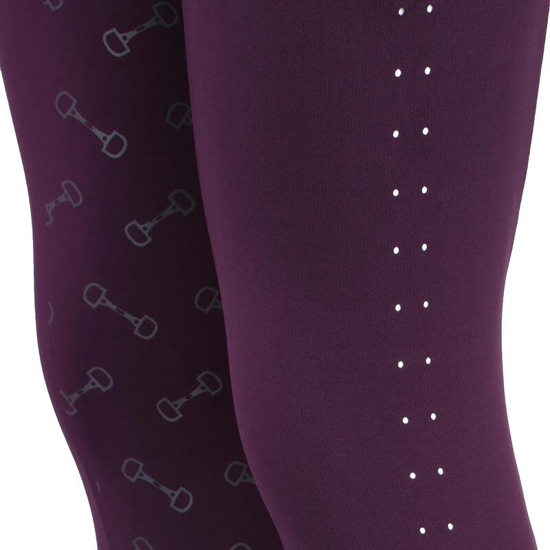 Legginsy jeździeckie damskie EQUESTRIAN QUEEN Salford 25SS z pełnym lejem