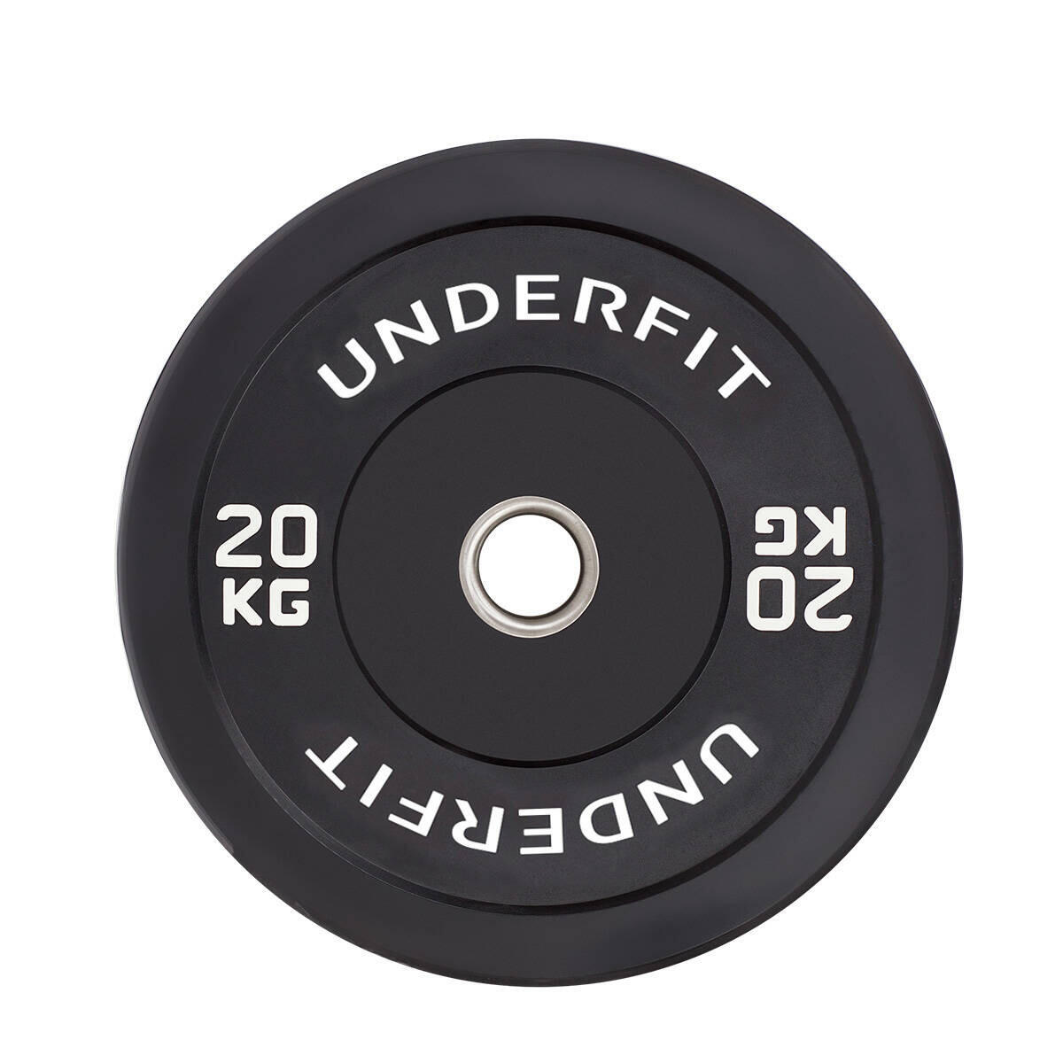 Zestaw obciążeń olimpijskich UNDERFIT BUMPER BLACK 120 kg 4/7