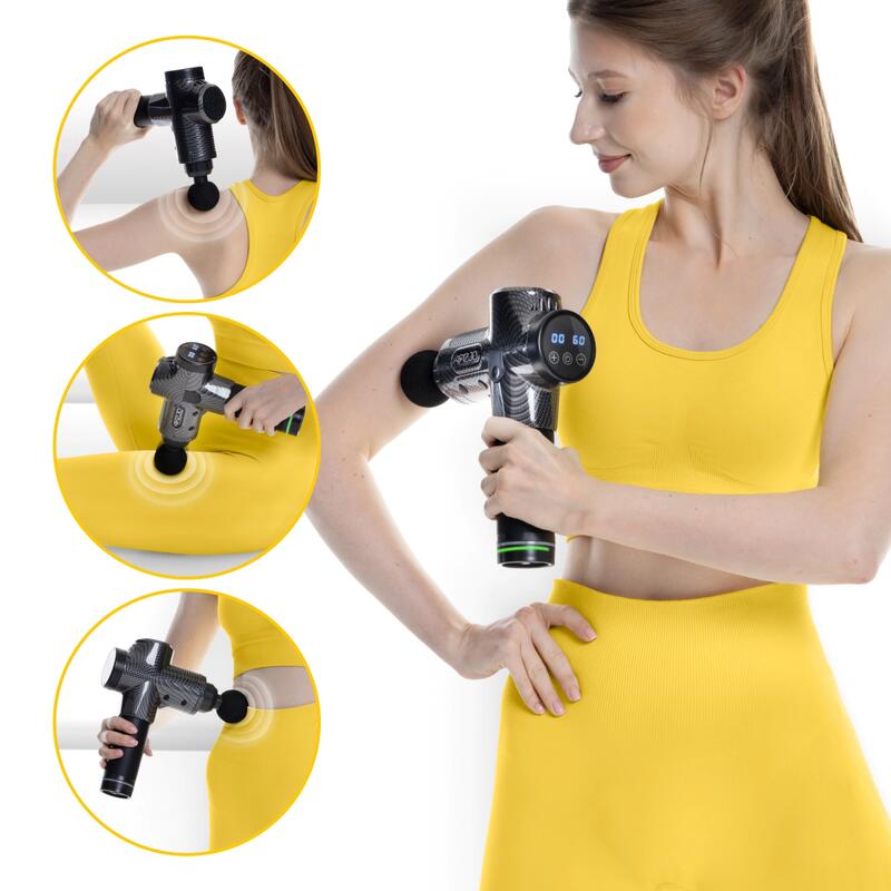 Masażer ręczny MASSAGE GUN ULTRA COOL EDITION 4FIZJO chłodząca końcówka