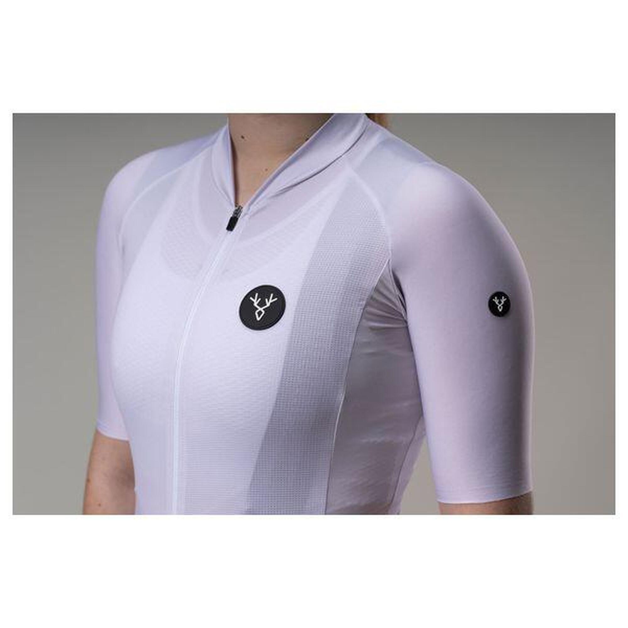 Maillot Manches Courtes Femme LeBram Galibier Blanc