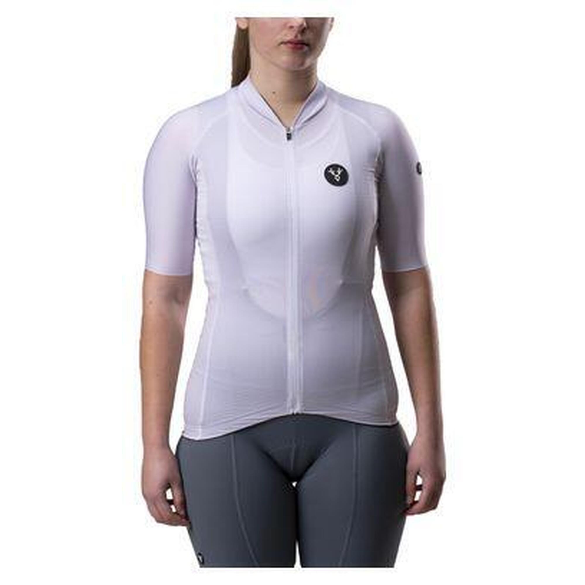 Maillot Manches Courtes Femme LeBram Galibier Blanc
