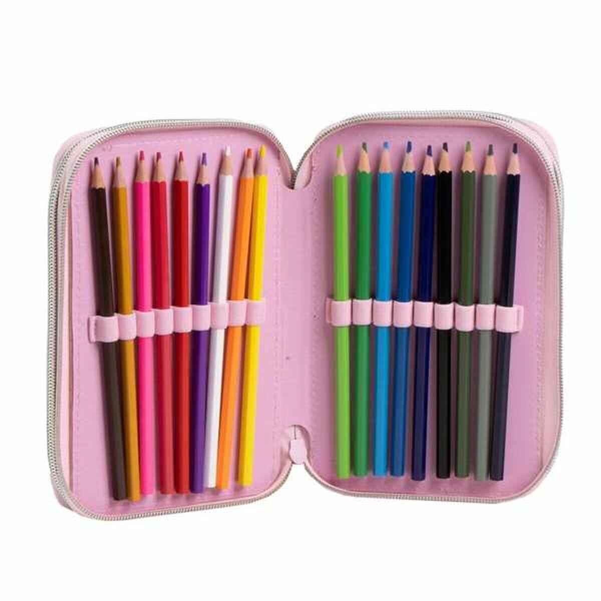 Pochette crayons Stitch Rose 4/5