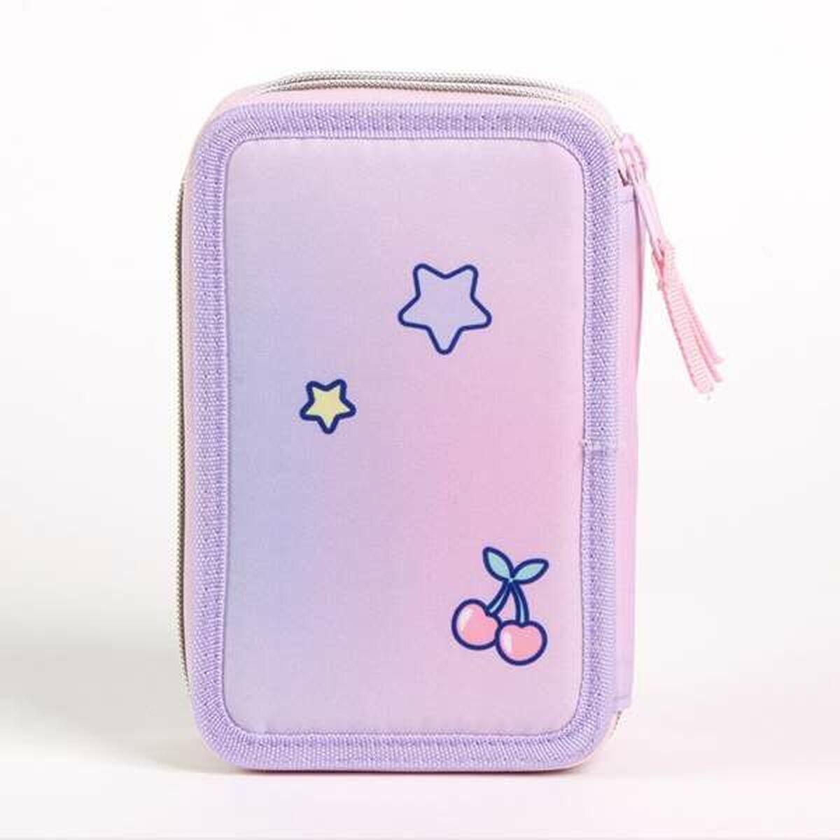 Pochette crayons Stitch Rose 2/5