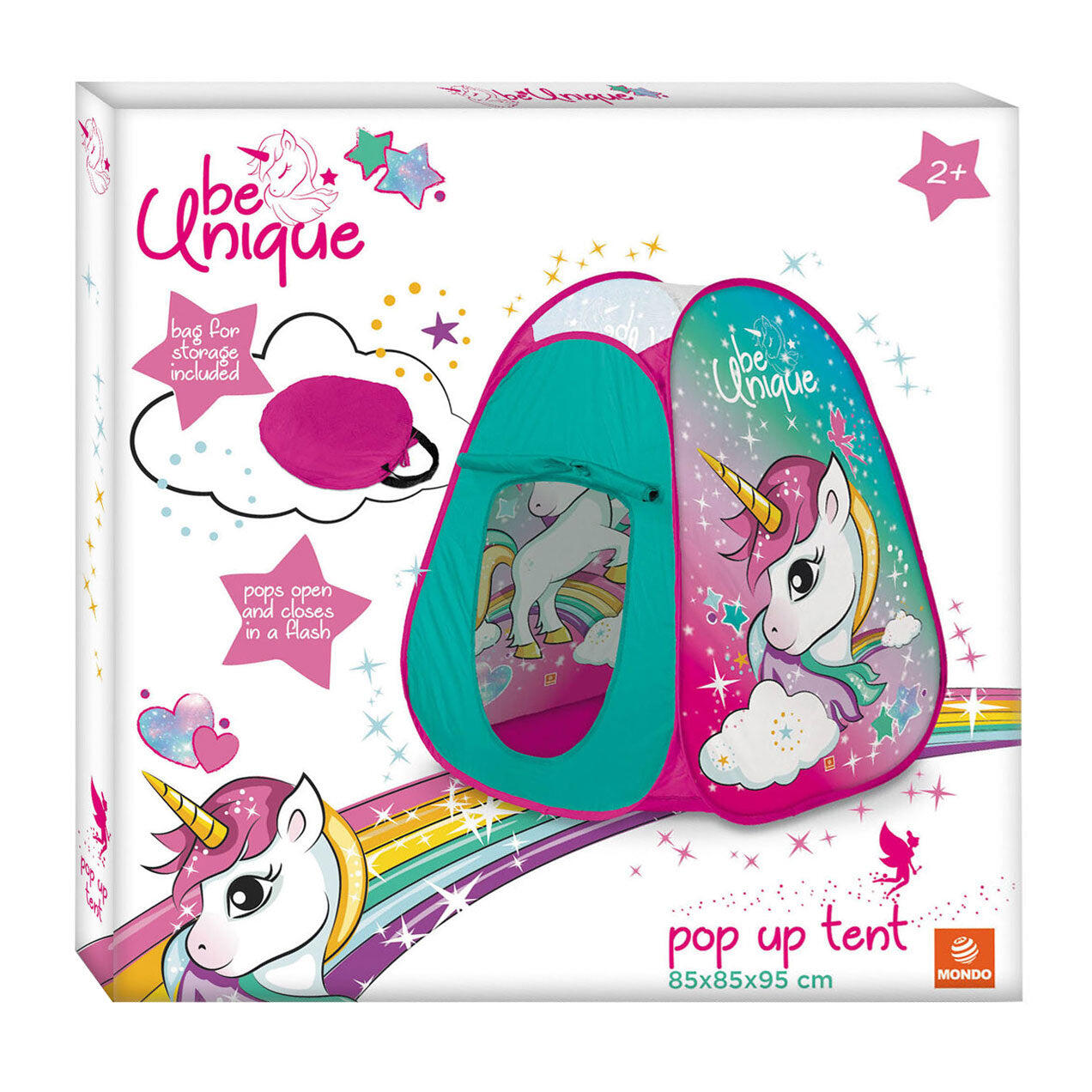 MONDO Mondo Pop-Up Zelt Einhorn für Kinder