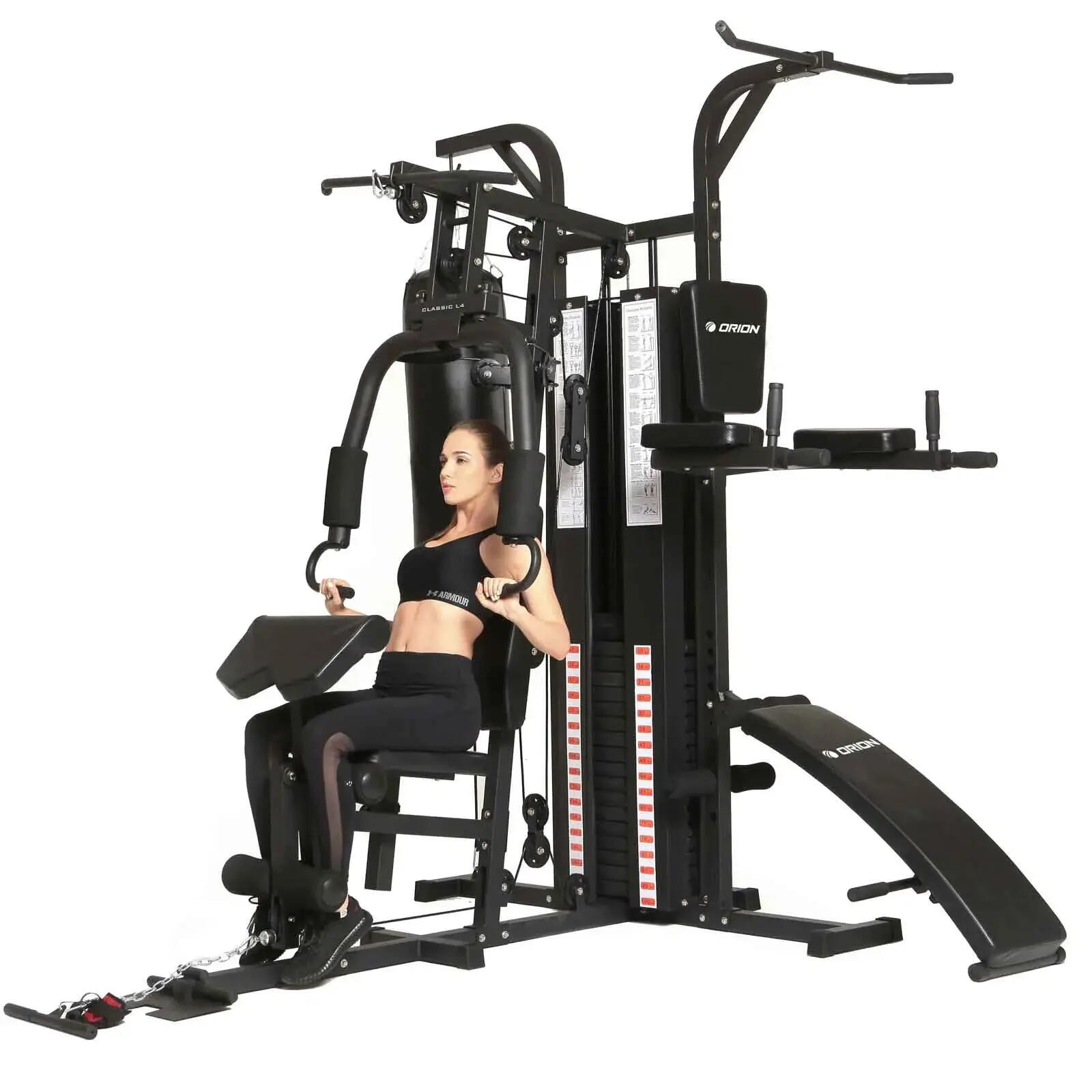 Aparat multifunctional fitness Orion Classic L4, 24 exercitii, greutati 100 kg 2/7