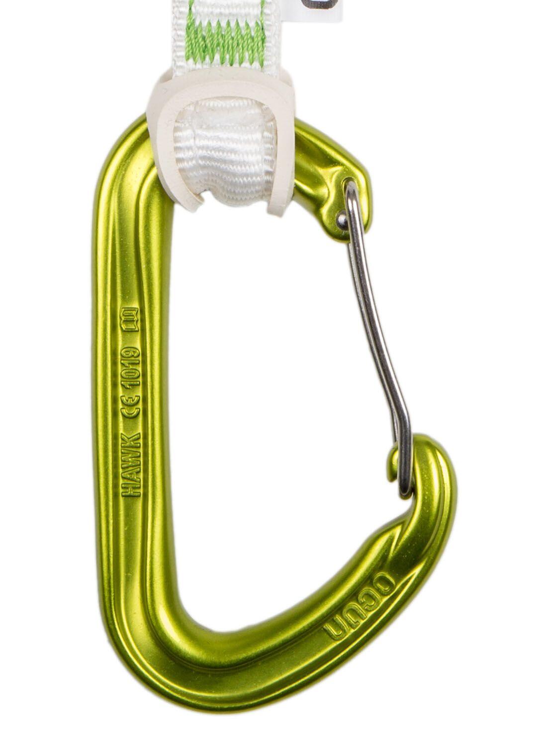 Dégaine Ocún Hawk QD Combi 15 mm 10 cm légère, wire-gate verrou 4/4