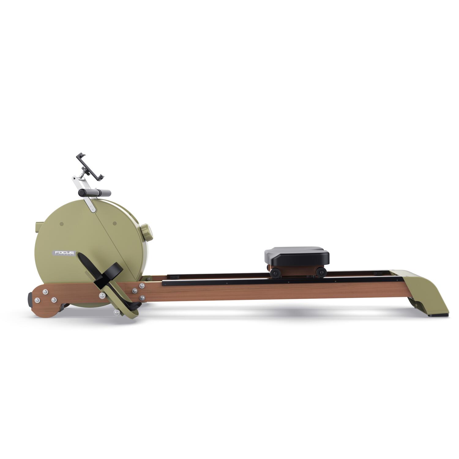 FOCUS FITNESS Row 2.6 - Roeitrainer - Groen - Bluetooth-koppeling - 15 Weerstandsniveaus