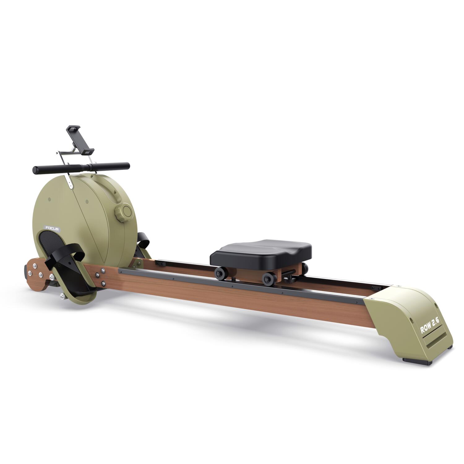Row 2.6 - Roeitrainer - Groen - Bluetooth-koppeling - 15 Weerstandsniveaus 2/7