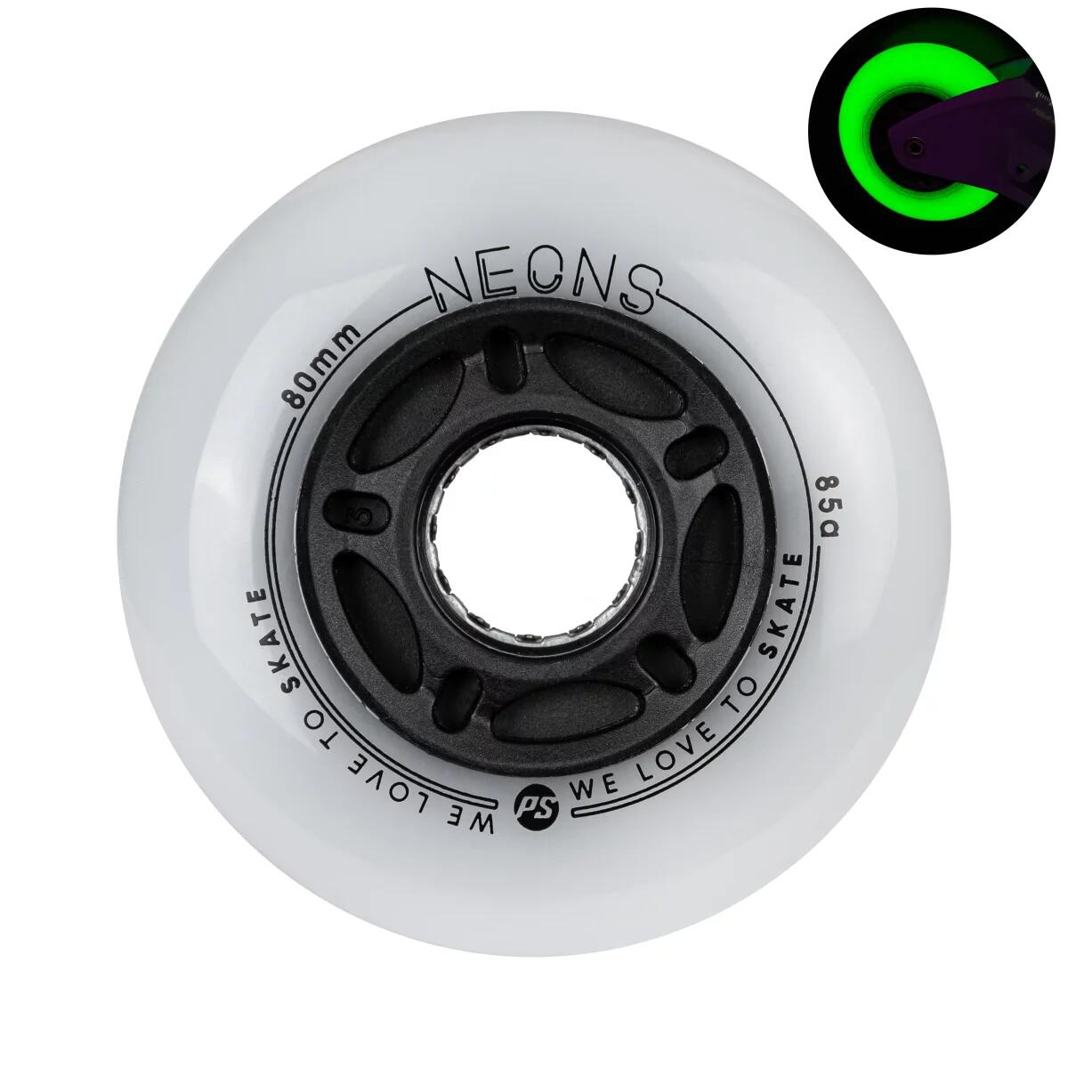 Roue de roller Powerslide Neons 80 (x4) 4/5