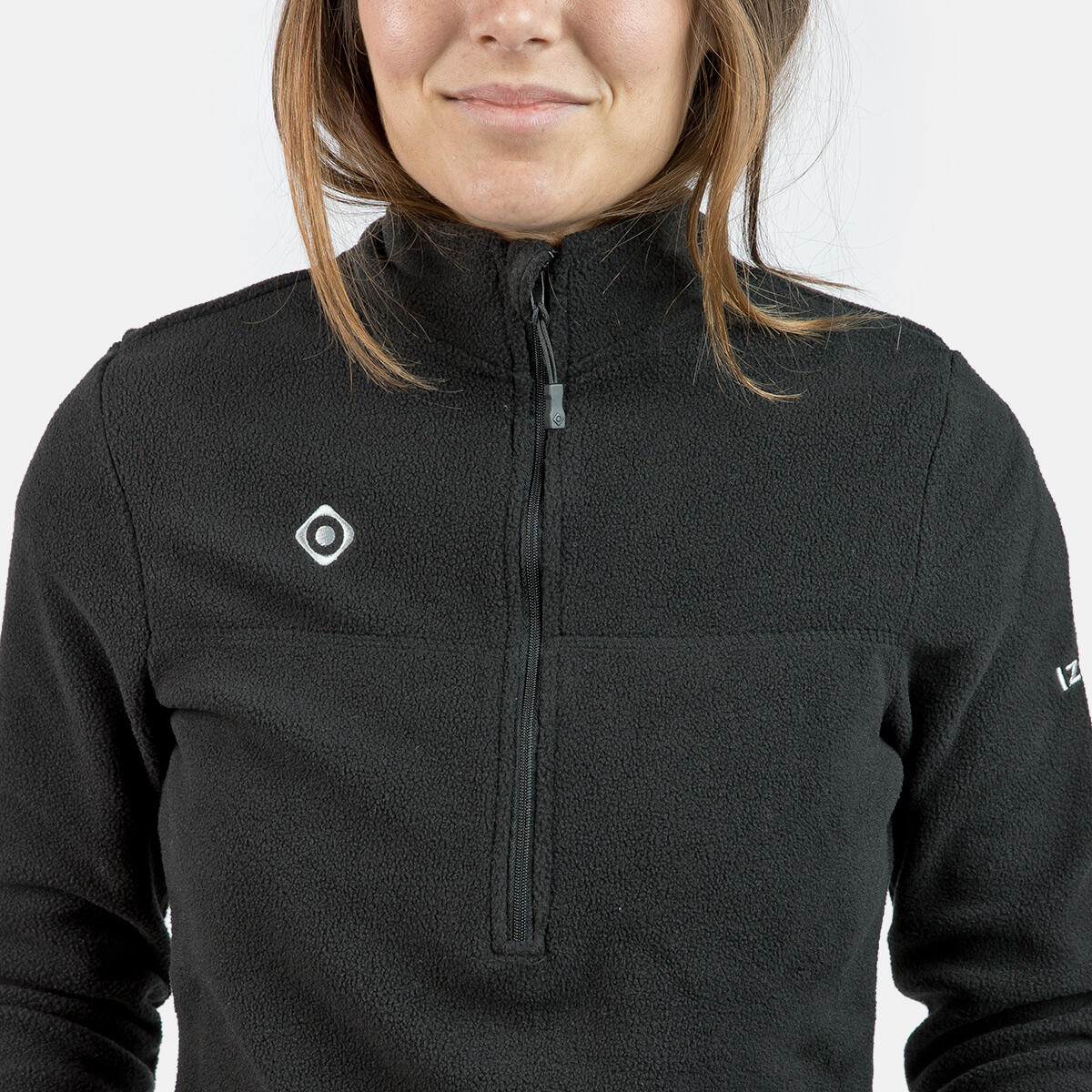 Doublure polaire de sport demi - zip SUTTON W pour femme par Izas , améliorez 3/5