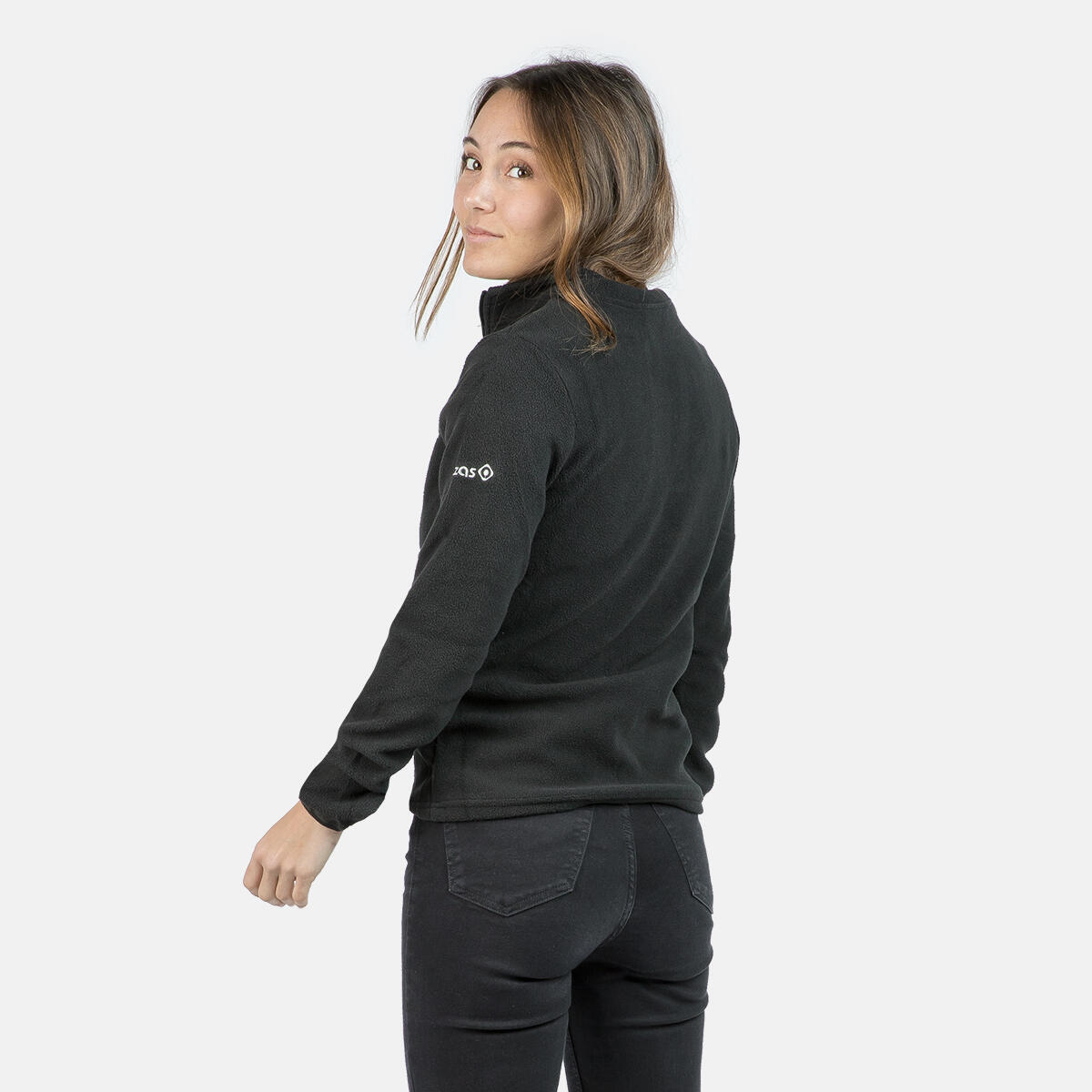 Doublure polaire de sport demi - zip SUTTON W pour femme par Izas , améliorez 5/5