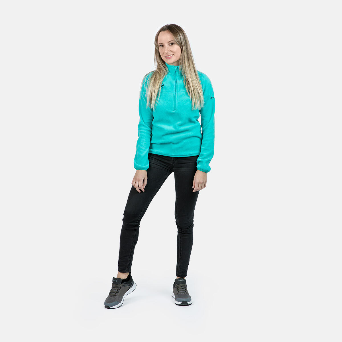 Forro de lã esportivo com meio zíper SUTTON W para mulheres da Izas , eleve seu 4/5