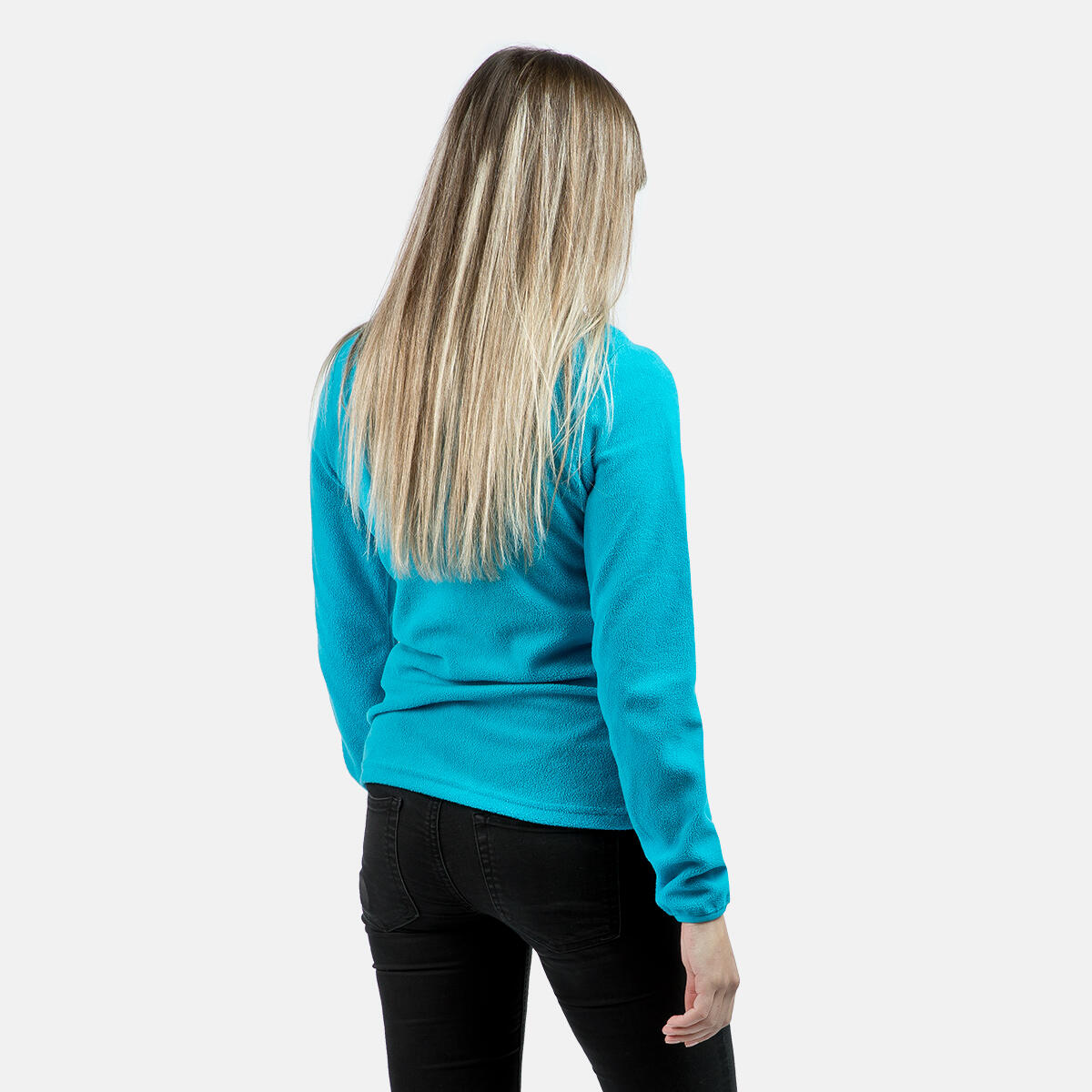 Dámská sportovní fleecová mikina PADRU W Izas na zip 3/5