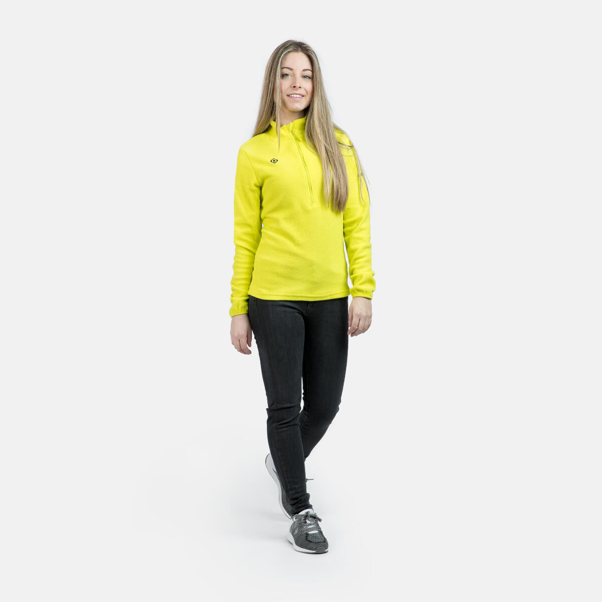 Forro de lã esportivo com meio zíper SUTTON W para mulheres da Izas , eleve seu 4/5