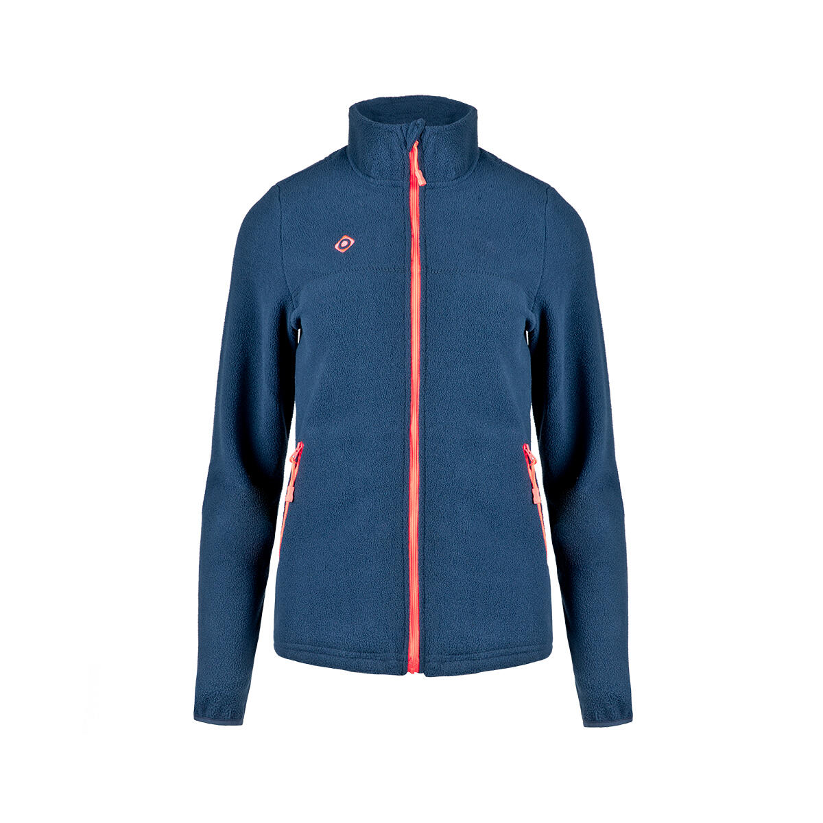 Izas - Izas Padru Women's Fleece Zip-up Sports Jacket: Style, Confort Et Fonctionnalité - Polaire - Bleu|orange - S - Decathlon
