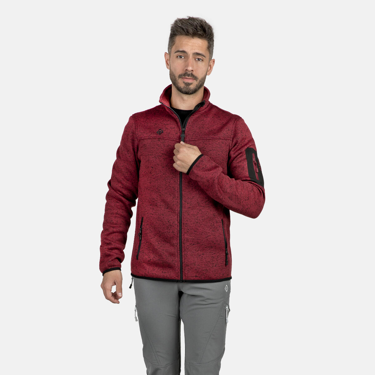 Giacca in pile SAMAUN M | Calore e stile con effetto pile per l'inverno 3/5