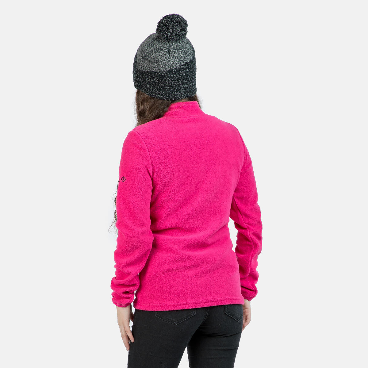 Doublure polaire de sport demi - zip SUTTON W pour femme par Izas , améliorez 5/5