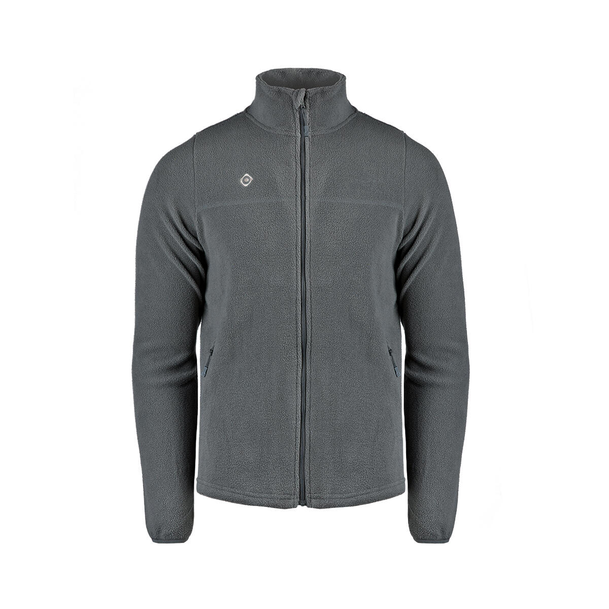 IZAS Padru M Camicia Uomo In Pile Polar Stretch, Collo Alto, Con Zip, Tasche