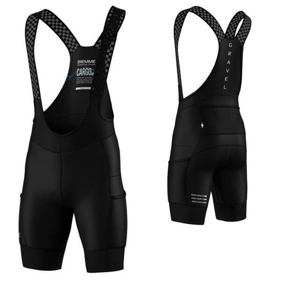 Spodenki rowerowe męskie Biemme Cargo Adventure 25 na szelkach
