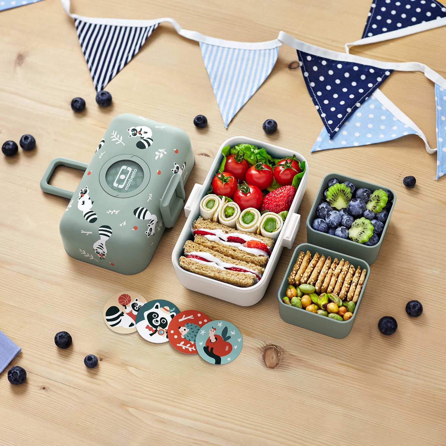 Boite repas/goûter à compartiments 800ml|Enfants|Ecole, pique-nique|Tresor 6/6