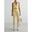 Femme Yoga Leggings Sans Couture Jaune Clair