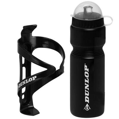 Dunlop Fahrradtrinkflasche mit Halterung 750ML