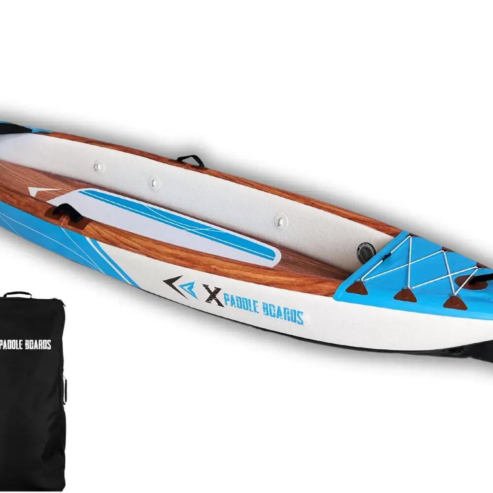 K-Blue 1-Person Drop-Stitch Kayak 366x75x42 cm – Complete Pack