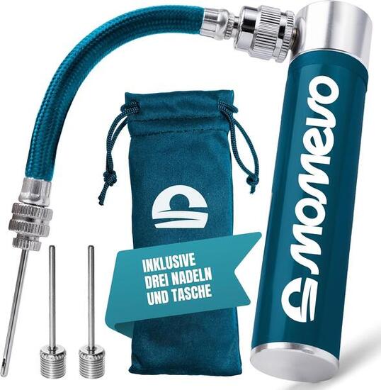 Mini Ballpumpe mit flexiblem Schlauch für Fußball Basketball Volleyball, ...