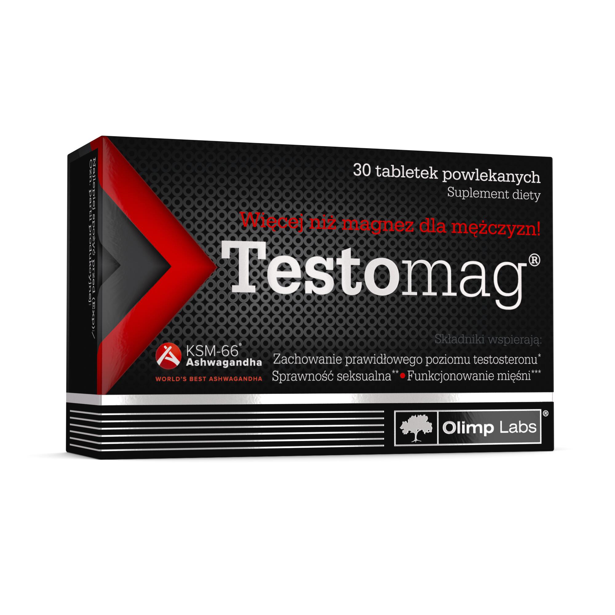 Magnez Olimp Testomag® - 30 Tabletek