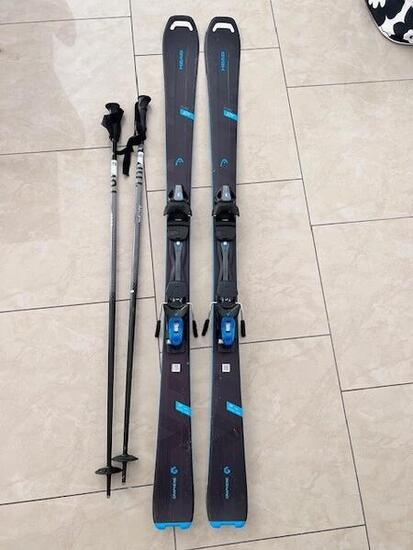 Entre Particuliers - Ski adulte bleu/noir HEAD