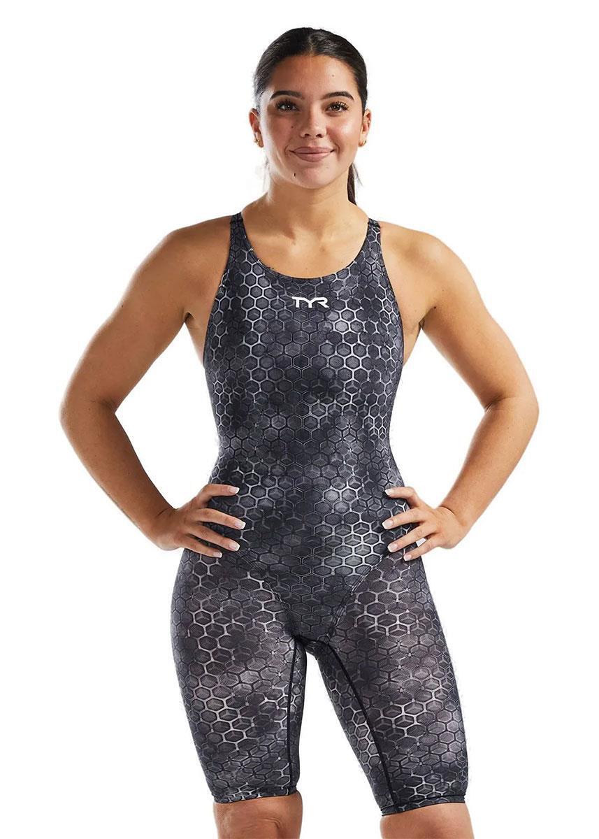 TYR TYR Thresher Akurra Open Back Kneesuit - Black - Size 30