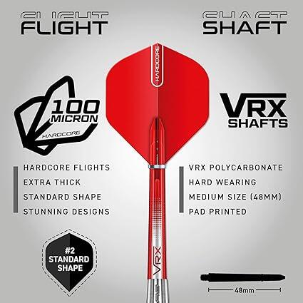 Red Dragon Hell Fire B steel darts szett 24 g 3/6