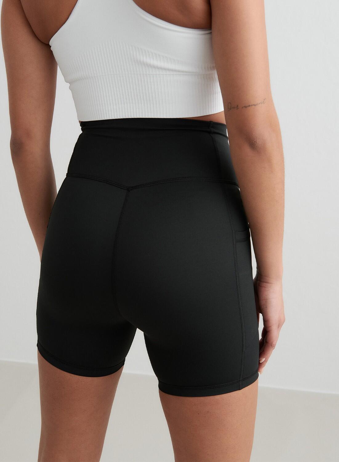 Dames Short Midi met Dubbele Zakken Zwart 7/7