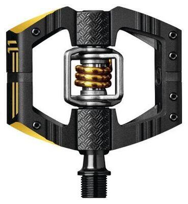 CRANK BROTHERS MALLET E 11 Klickpedale mit Cage Schwarze Gold