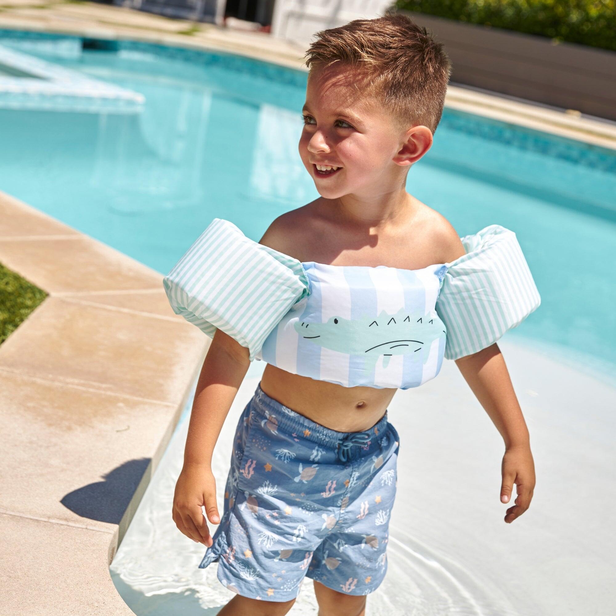 Swim Essentials | Groene Krokodil Puddle Jumper 2-6 jaar 6/6