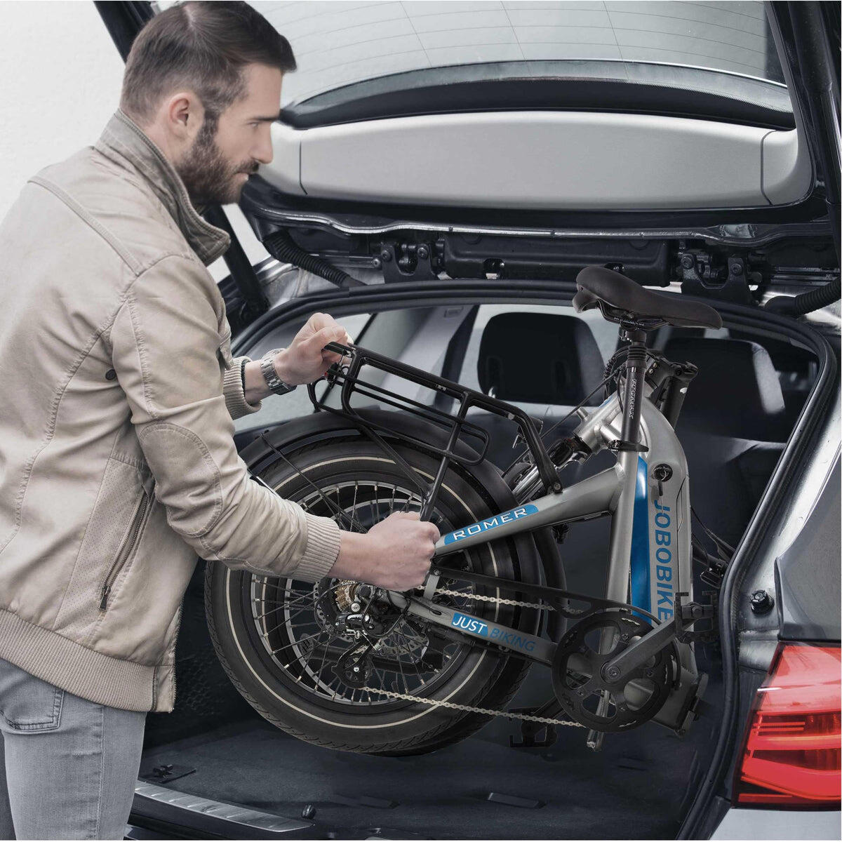 Vélo Électrique Pliable JOBOBIKE Romer PRO - 250W 48V - 25 Km/h - 20" - 65 Km D'Autonomie - Neuf