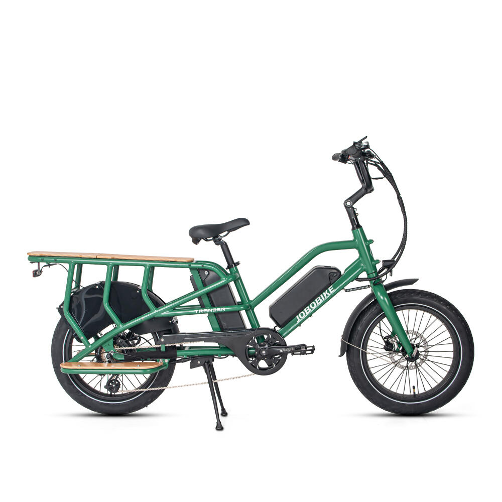 Bicicleta de Carga Eléctrica JOBOBIKE Transer 48V13AH con Doble Batería 2/2
