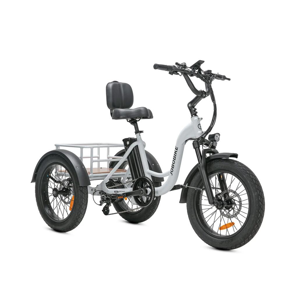 Електрически товарен триколесен велосипед JOBOBIKE Triker, 48V 15Ah батерия LG