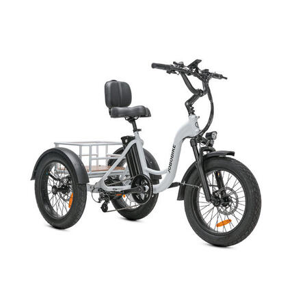 Tricycle cargo électrique JOBOBIKE Triker pour seniors, batterie 48 V 13 Ah