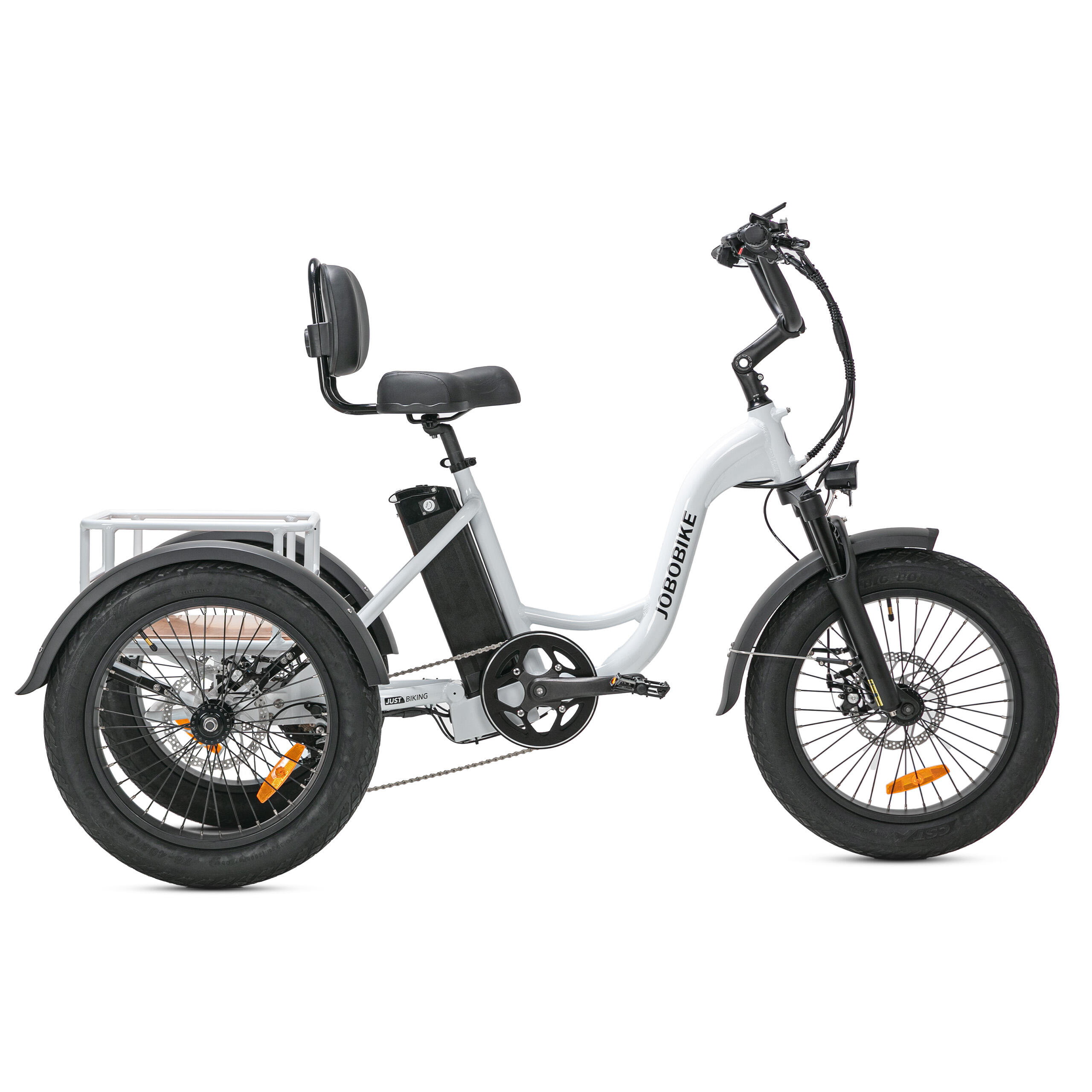 Tricycle cargo électrique JOBOBIKE Triker pour seniors, batterie 48 V 13 Ah 2/7