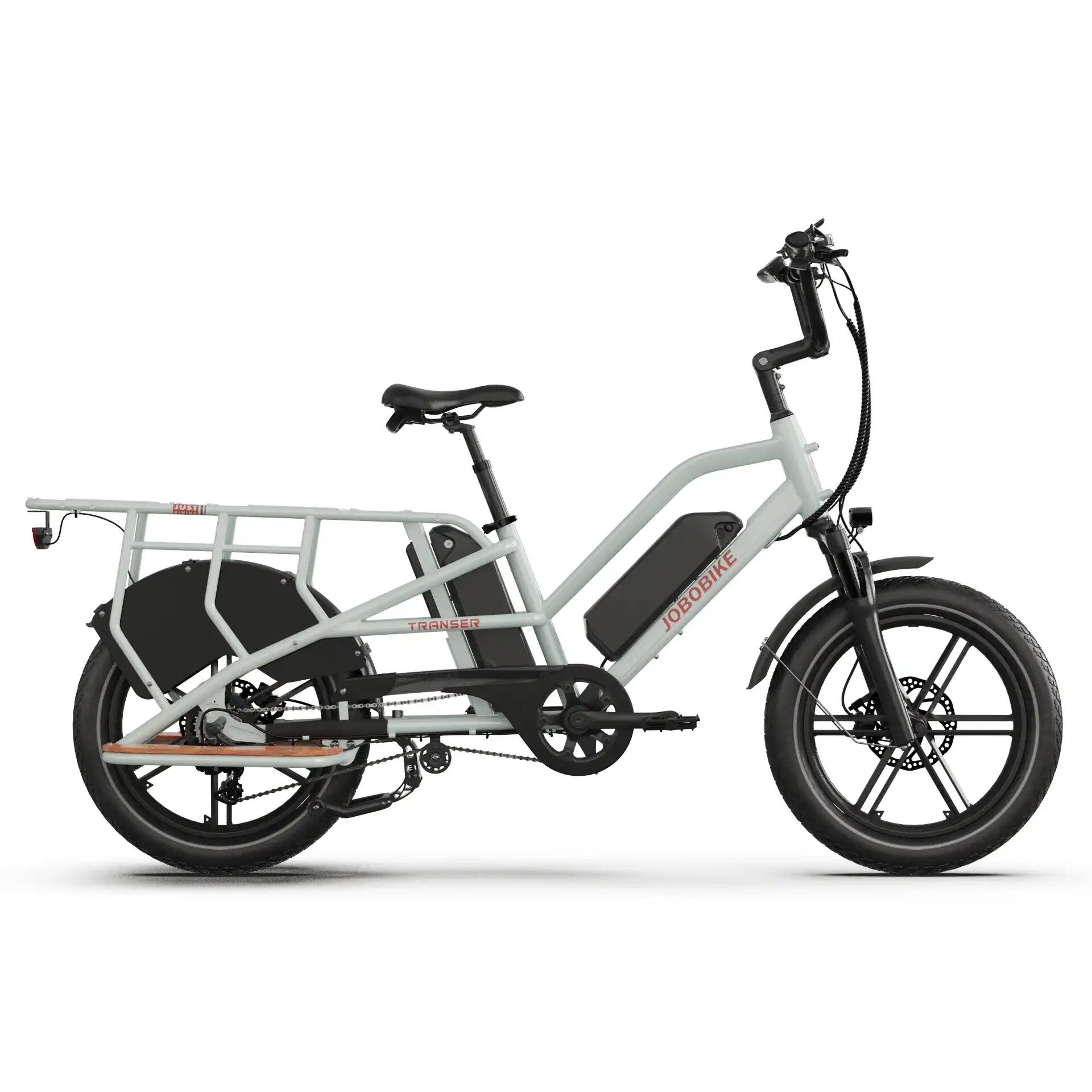 JOBOBIKE Transer Elektrische Bakfiets 48V13Ah Dubbele Accu 2/2