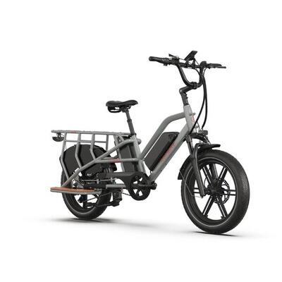 Jobobike transer elektrische bakfiets 48v13ah dubbele accu