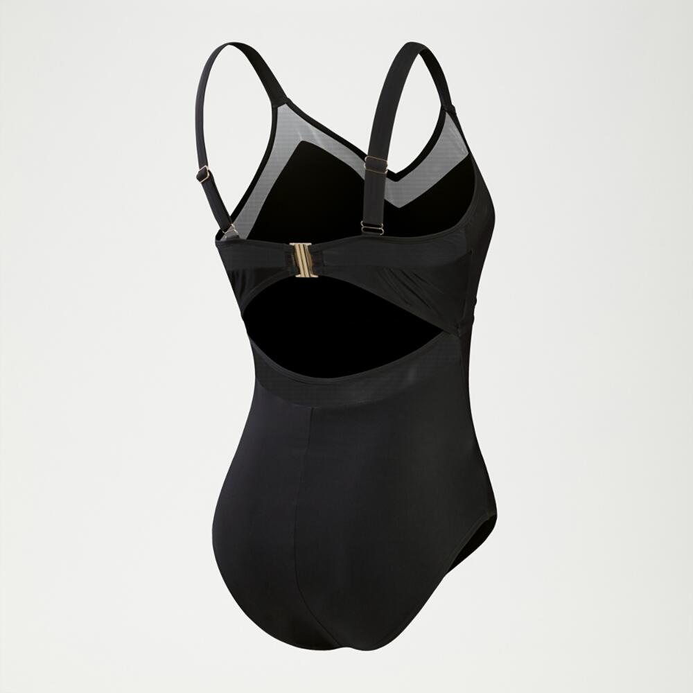 Womens Shaping Mesh Detail Swimsuit 2/7