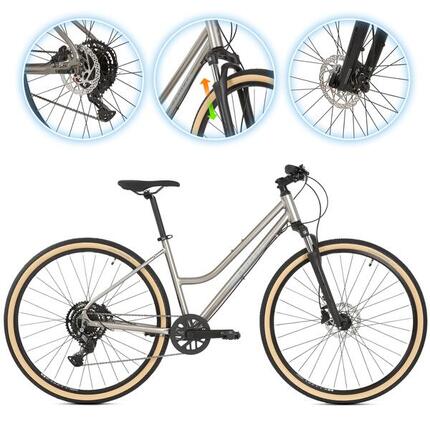 Rower crossowy damski ATTABO SANO 4.0 28