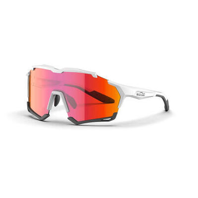 Occhiali fotocromatici versatili - VS002CB - bianco/nero - specchio rosso