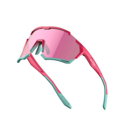 Veelzijdige bril - VS002 - roze/groen - roze spiegelglazen 5/6