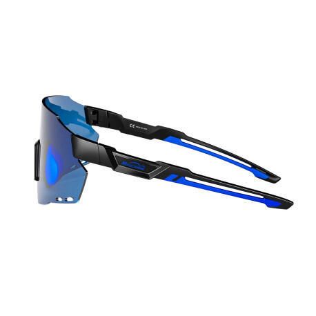 Occhiali WindBreaker - WB002 - nero/blu + schermo blu 3/3
