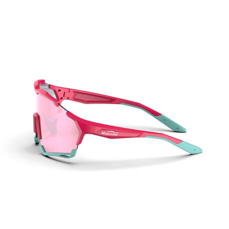Veelzijdige bril - VS002 - roze/groen - roze spiegelglazen 2/6